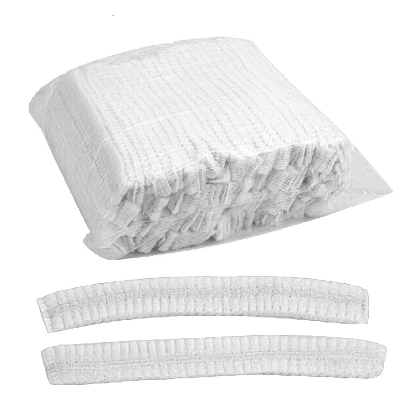 Bonete bufante cu elastic - albe