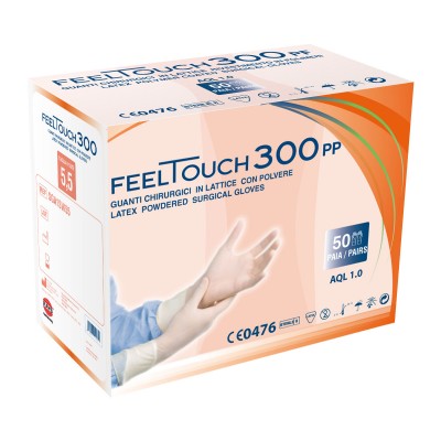 Promo - manusi chirurgicale pudrate - feeltouch, 50 perechi/cutie