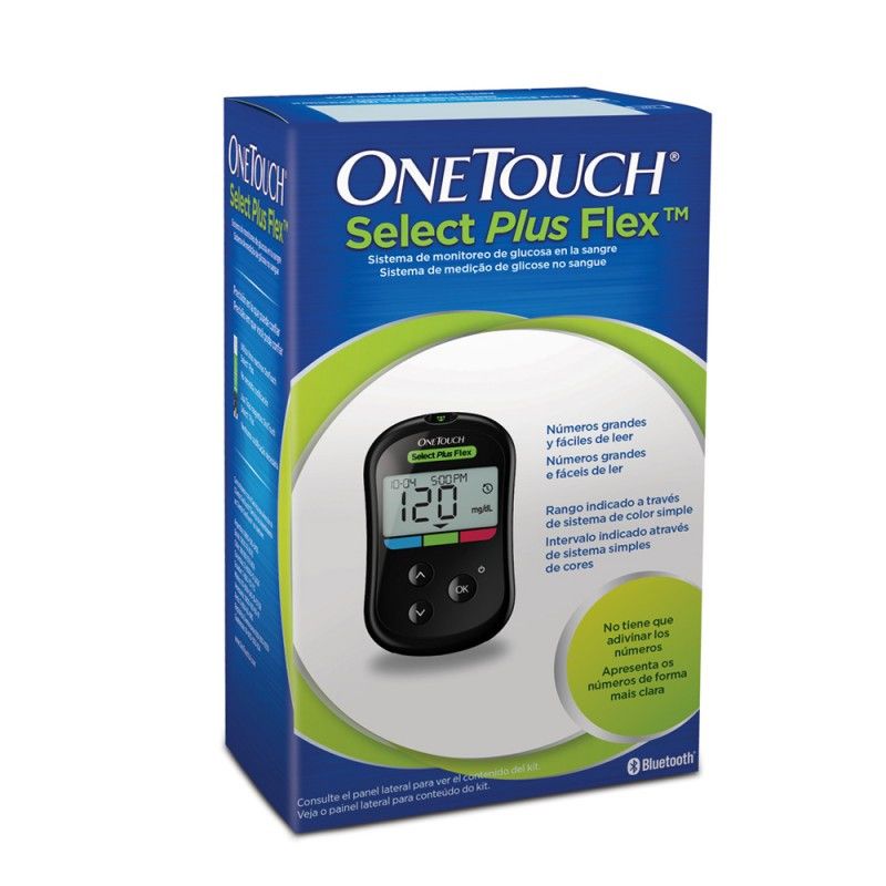Pachet glucometru one touch select plus, 110 teste, 110 ace