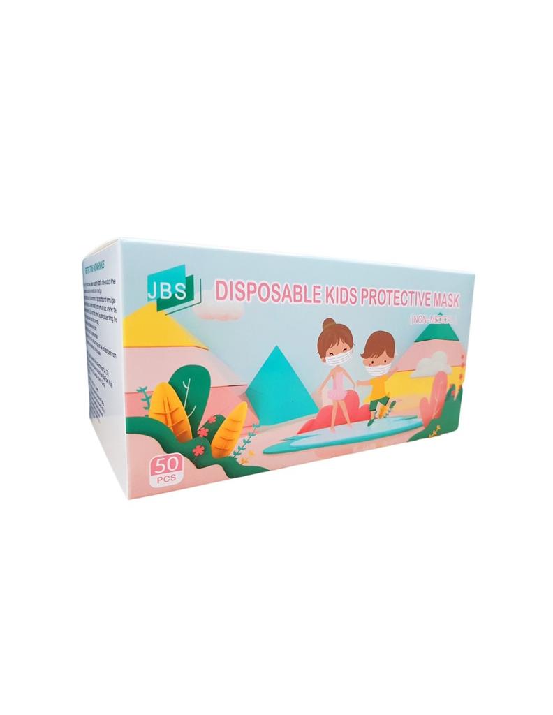 Set 50 bucati masti faciale pentru copii, de unica folosinta, diferite modele