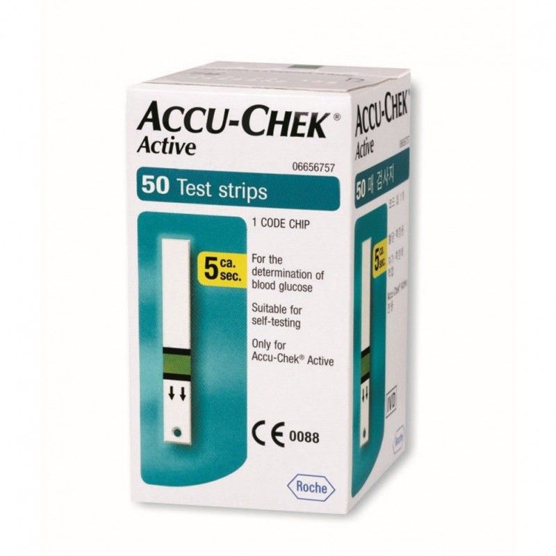 Teste glicemie accu chek active - 50 buc